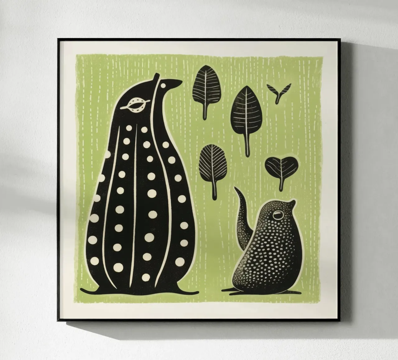 Lumaca verde plexiglass da Minimal Animal Art