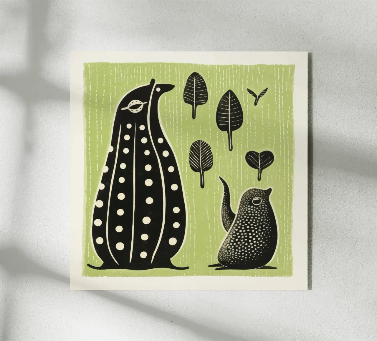 Lumaca verde plexiglass da Minimal Animal Art