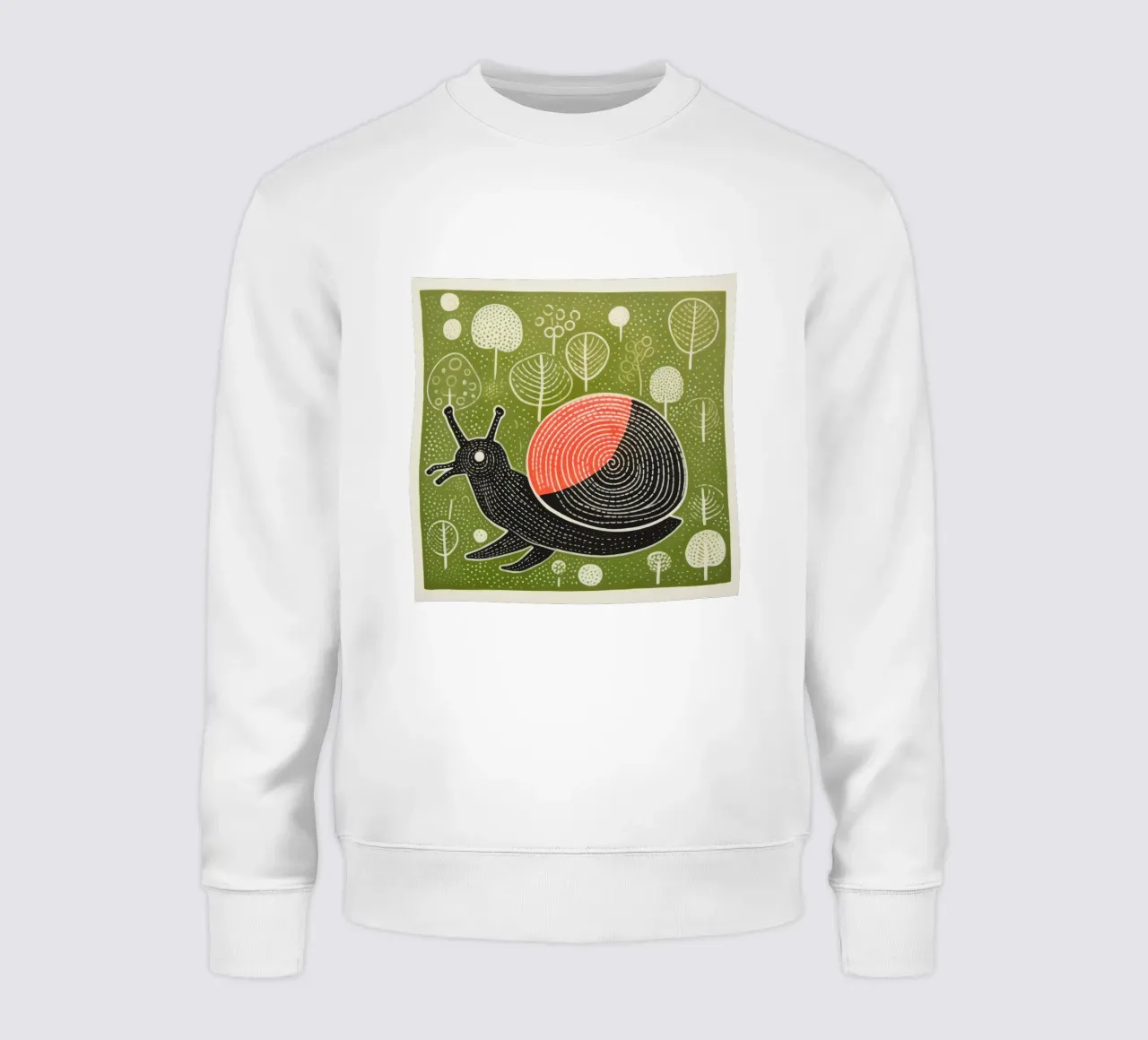 Lumaca verde felpa da Minimal Animal Art