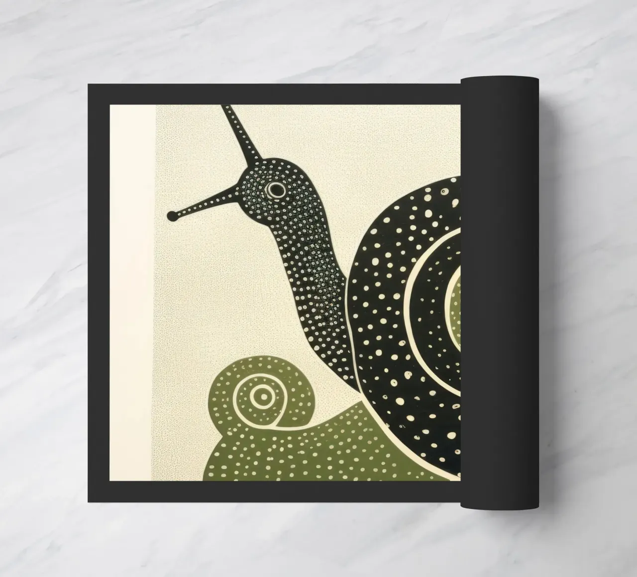 Lumaca verde 2 zerbino da Minimal Animal Art