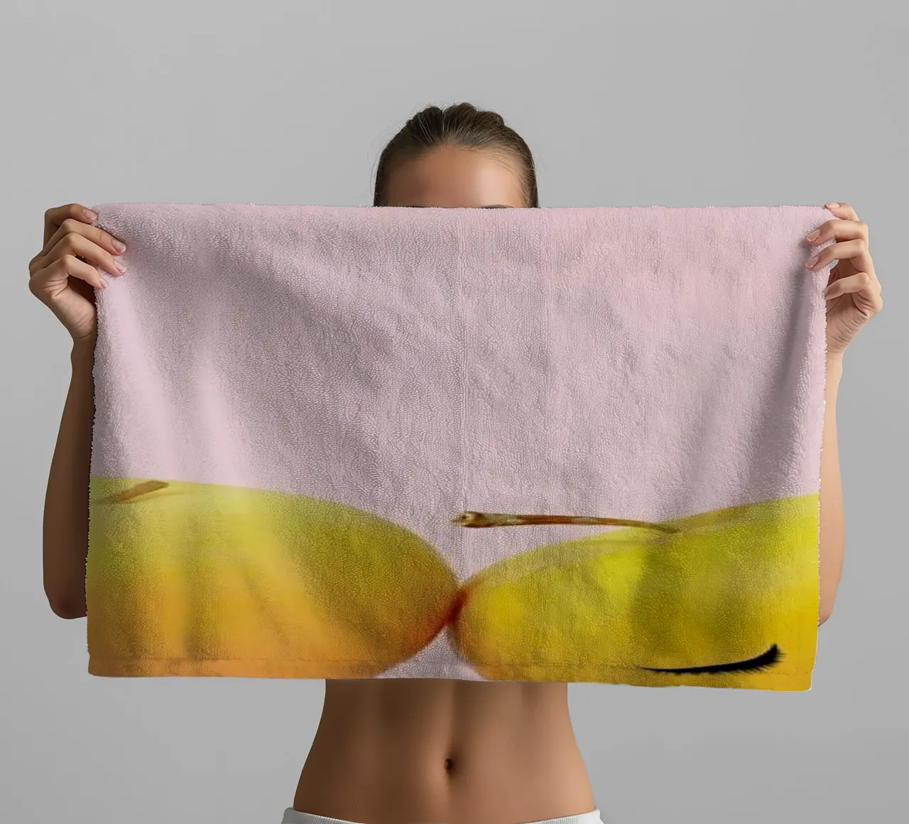 You Can Lean on Me towel by Juj Winn