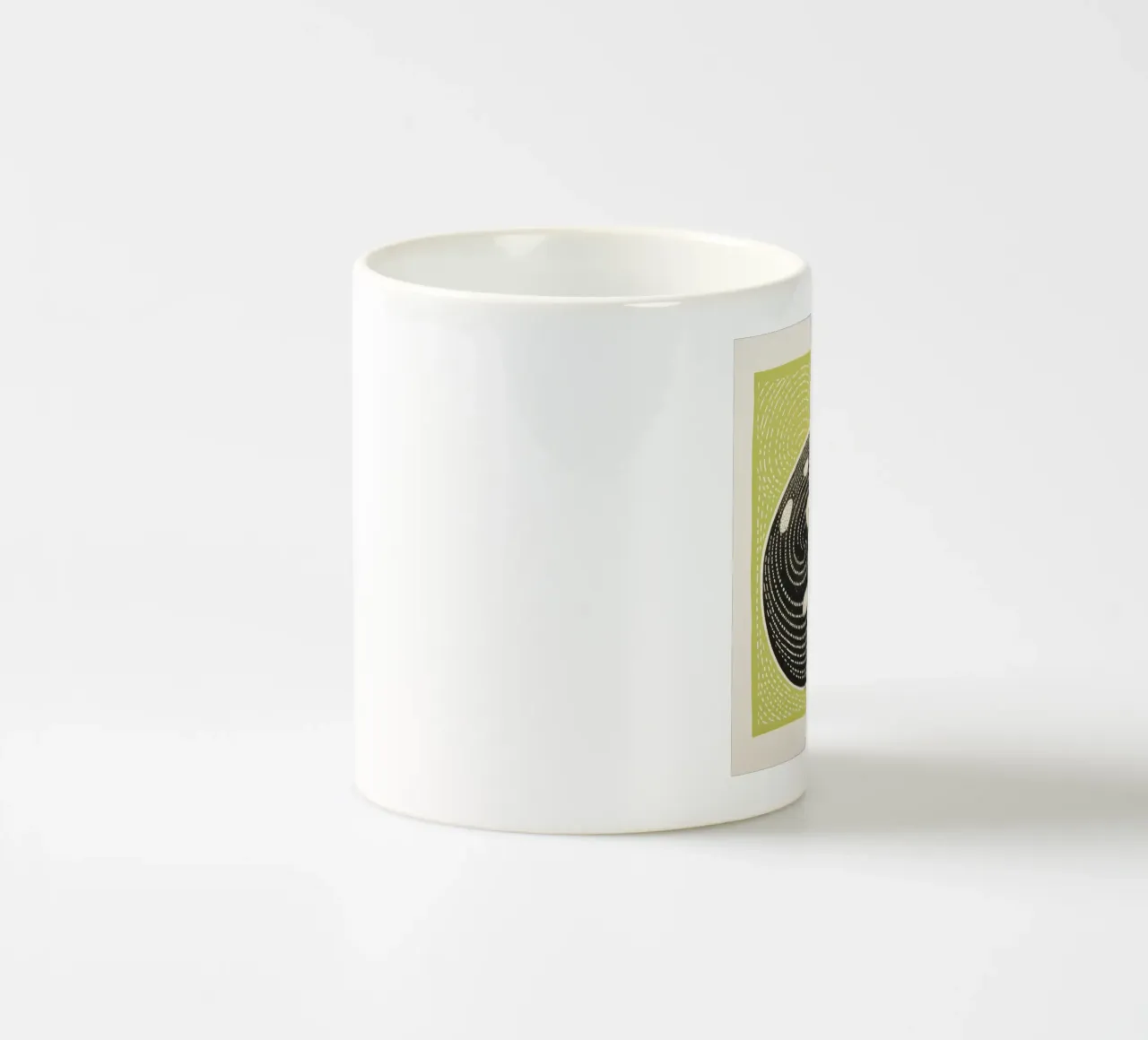 Lumaca verde 3 tazza in ceramica da Minimal Animal Art