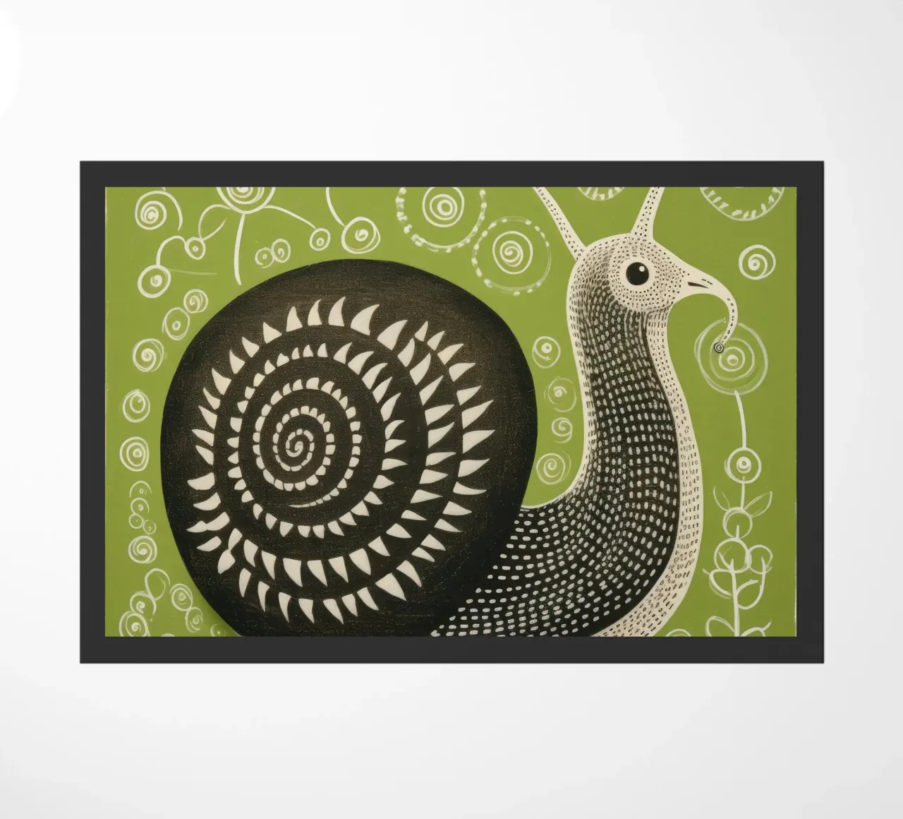 Lumaca verde 4 zerbino da Minimal Animal Art