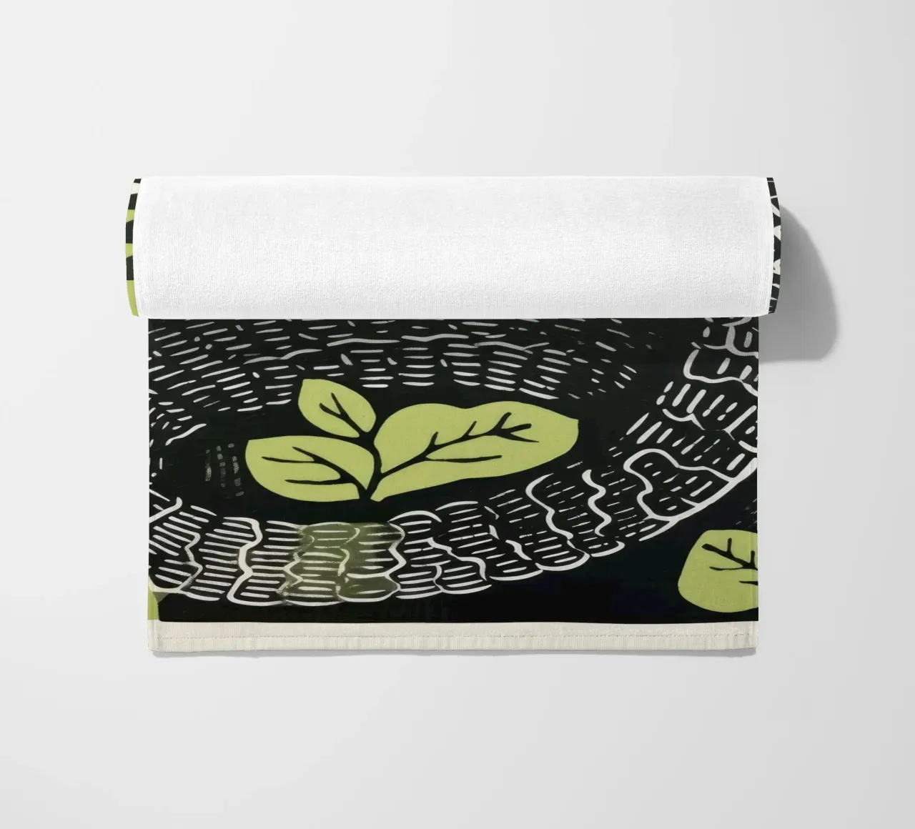 Serpente verde 3 telo mare da Minimal Animal Art