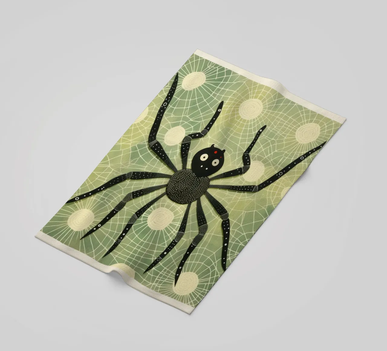 Ragno verde 1 telo mare da Minimal Animal Art