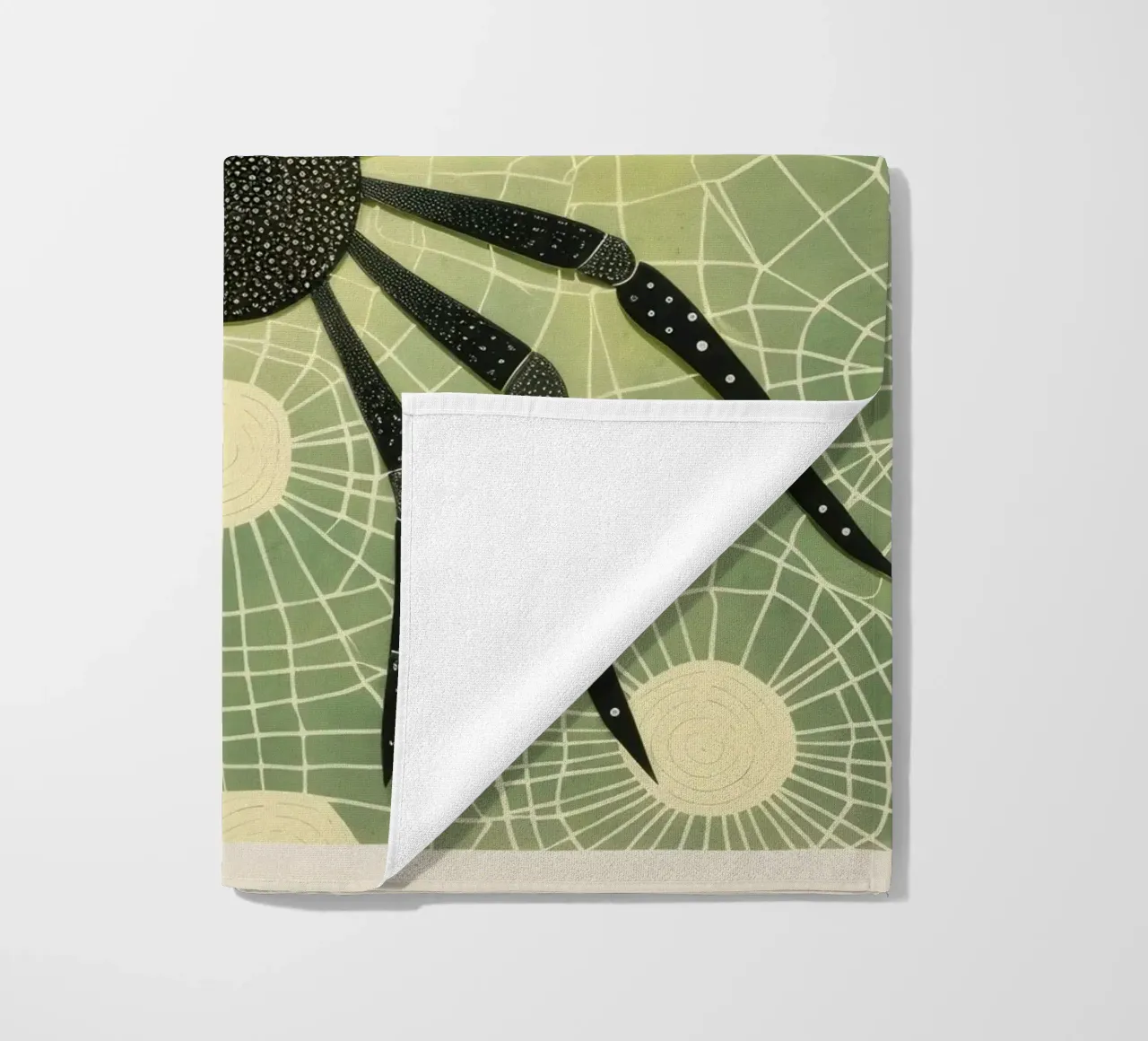 Ragno verde 1 telo mare da Minimal Animal Art