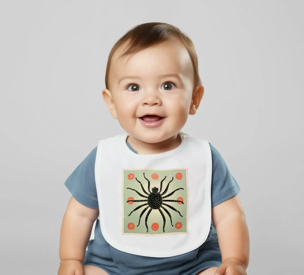 Ragno verde bavaglino da Minimal Animal Art