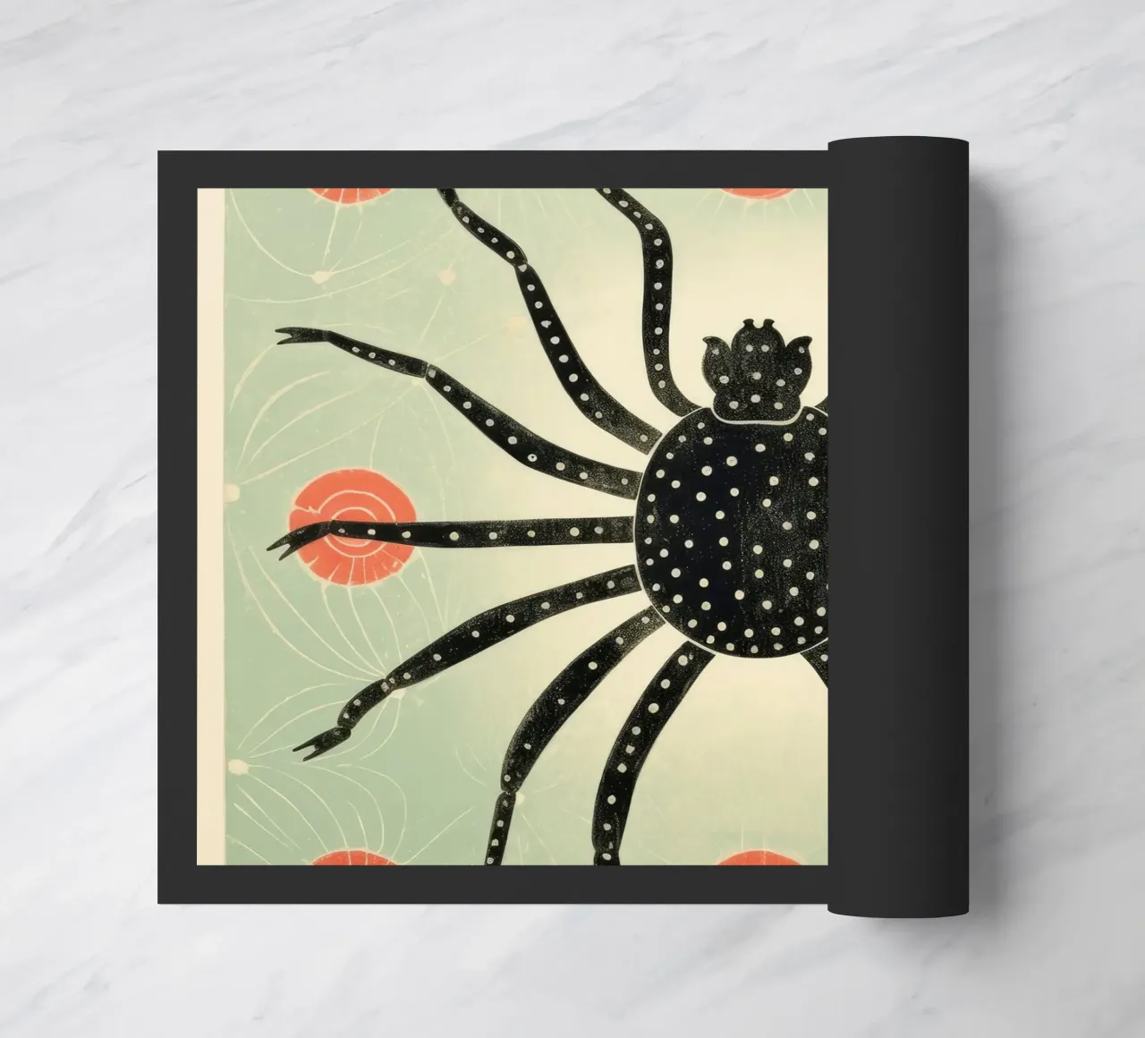 Ragno verde 3 zerbino da Minimal Animal Art