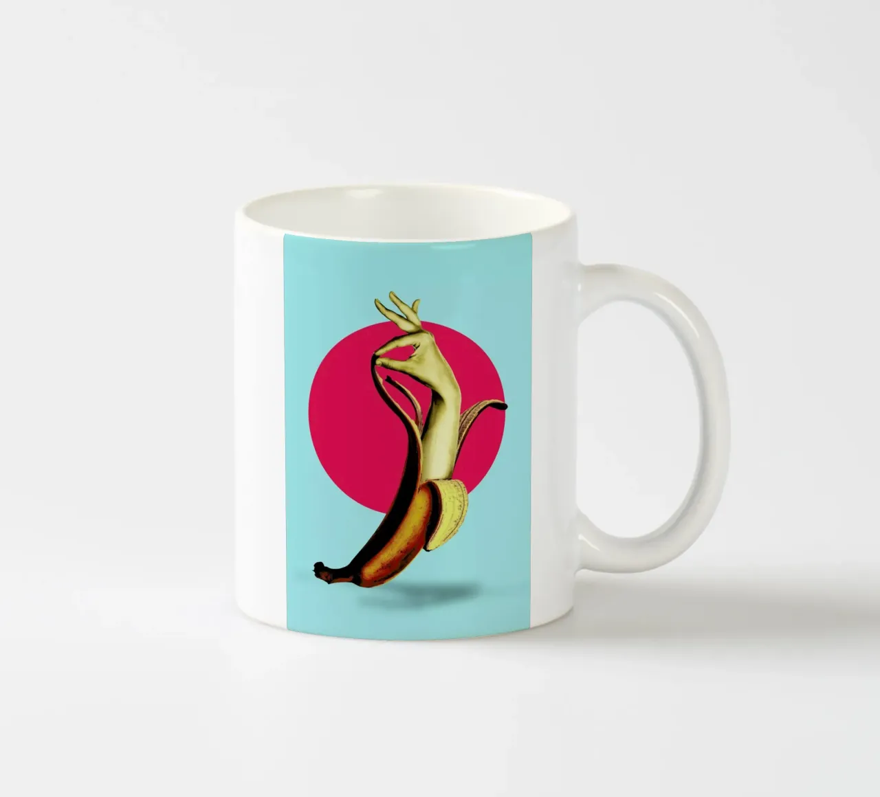 El Banana tazza in ceramica da Ali Gulec