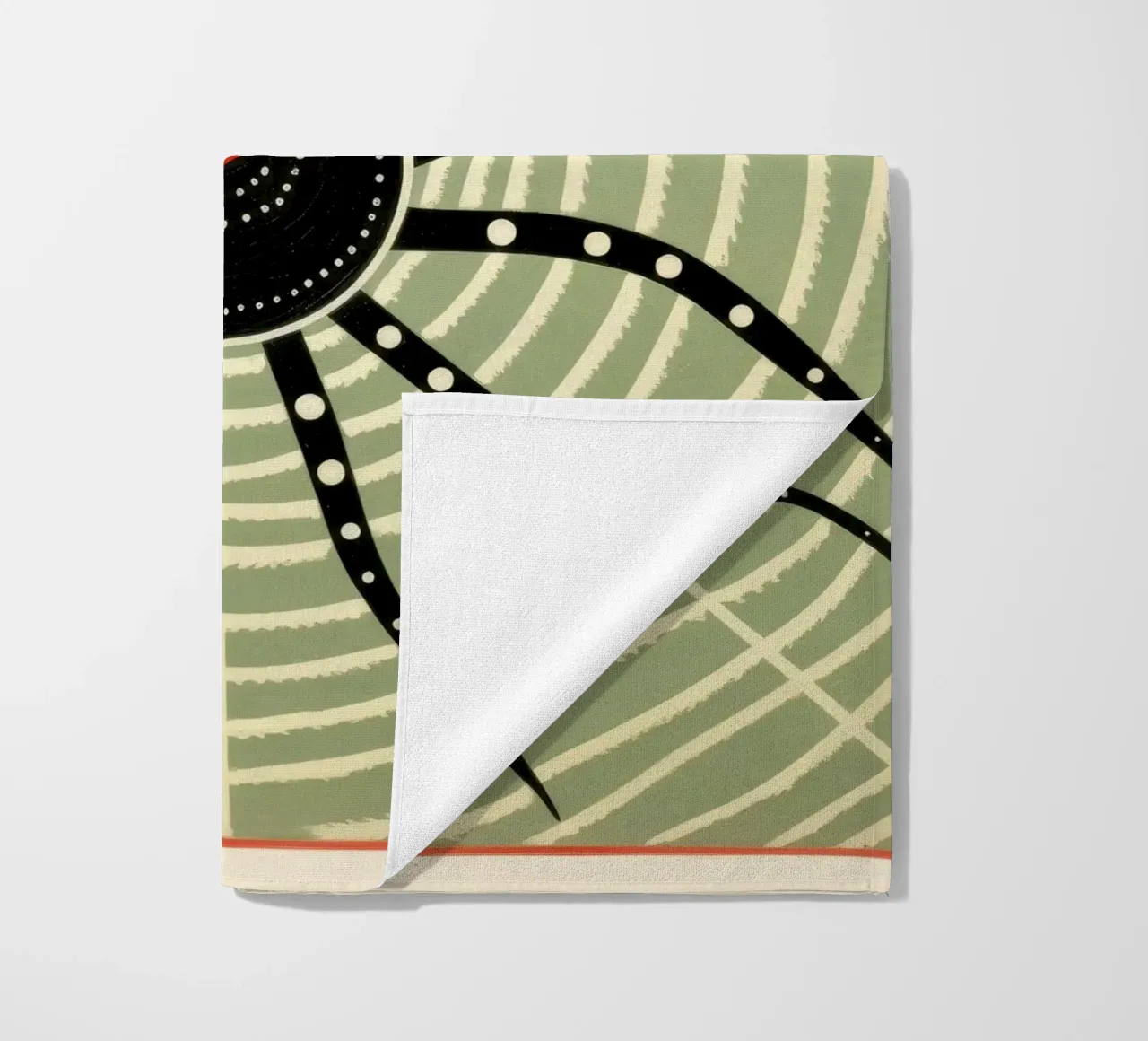 Ragno verde 4 telo mare da Minimal Animal Art