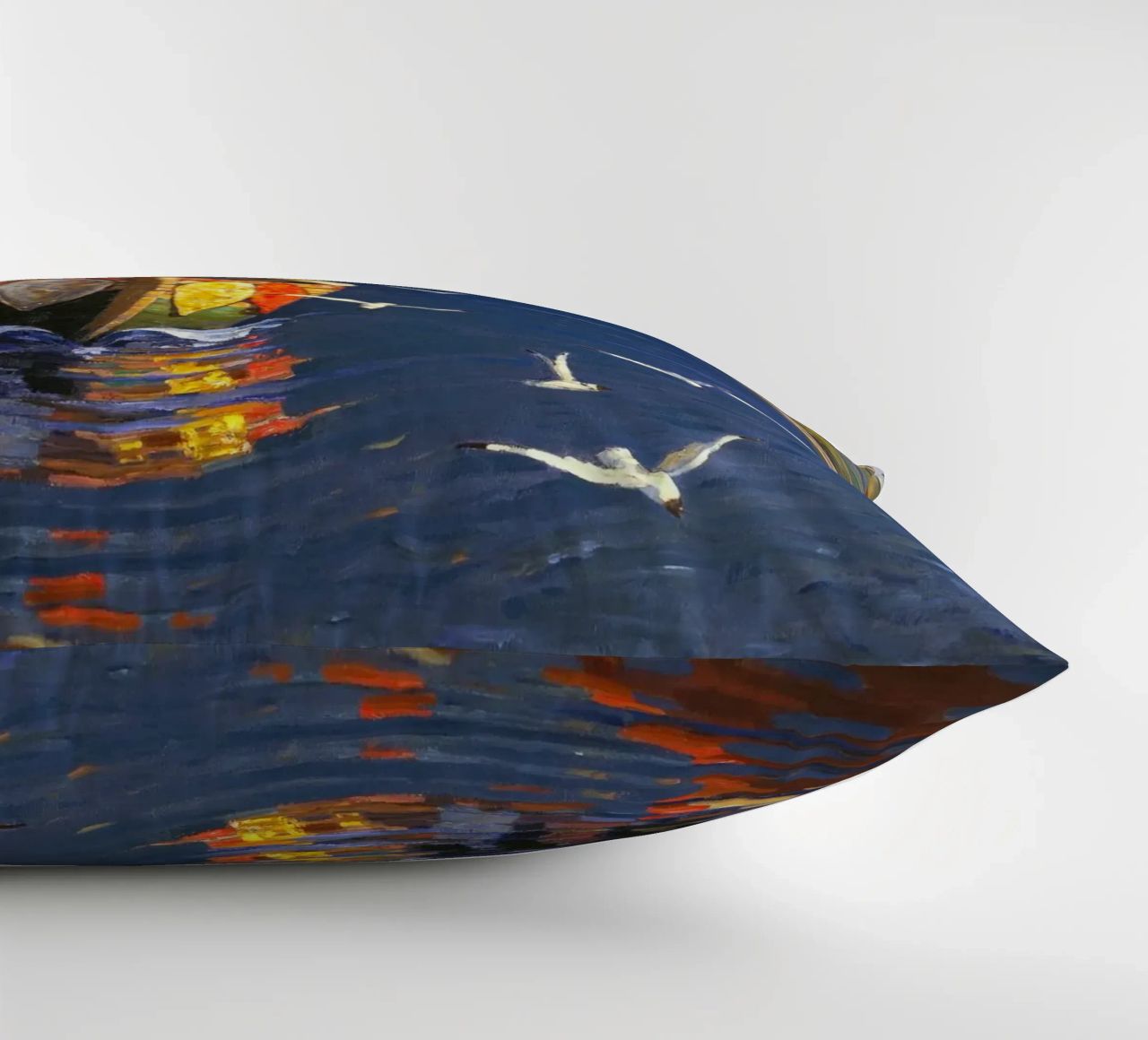 Nicholas Roerich - Guests from Overseas decorative cushion by Timeless Artworks