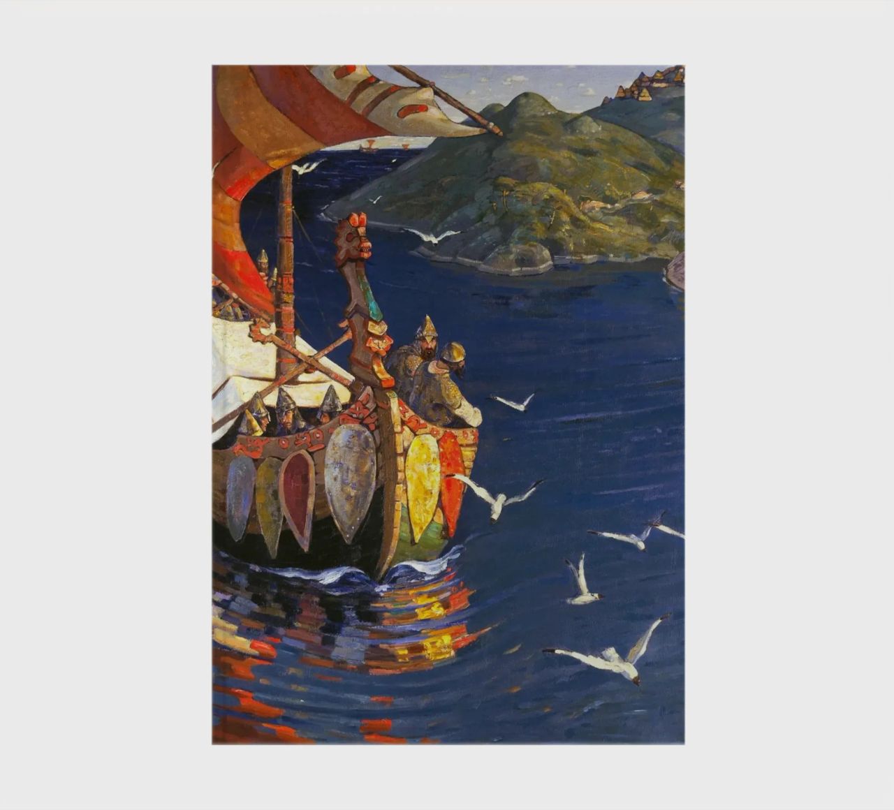 Nicholas Roerich - Guests from Overseas notebook by Timeless Artworks