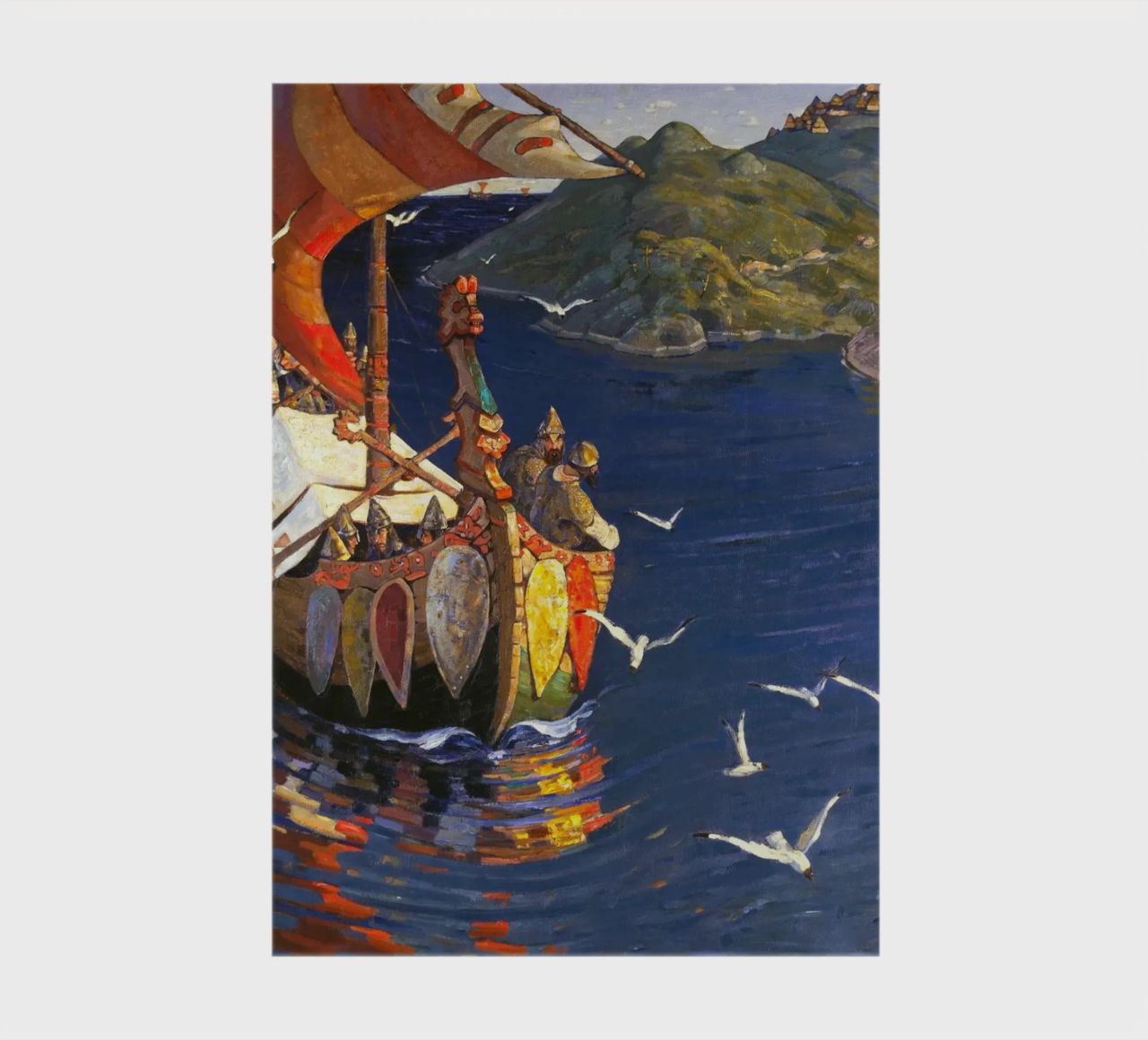 Nicholas Roerich - Guests from Overseas notebook by Timeless Artworks