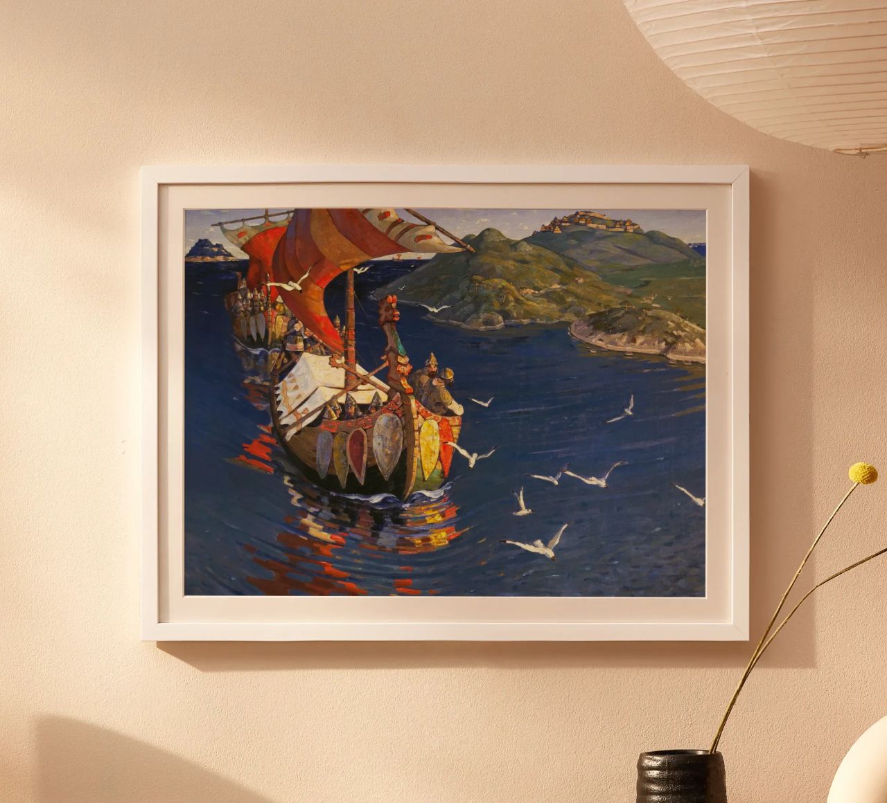 Nicholas Roerich - Guests from Overseas poster by Timeless Artworks