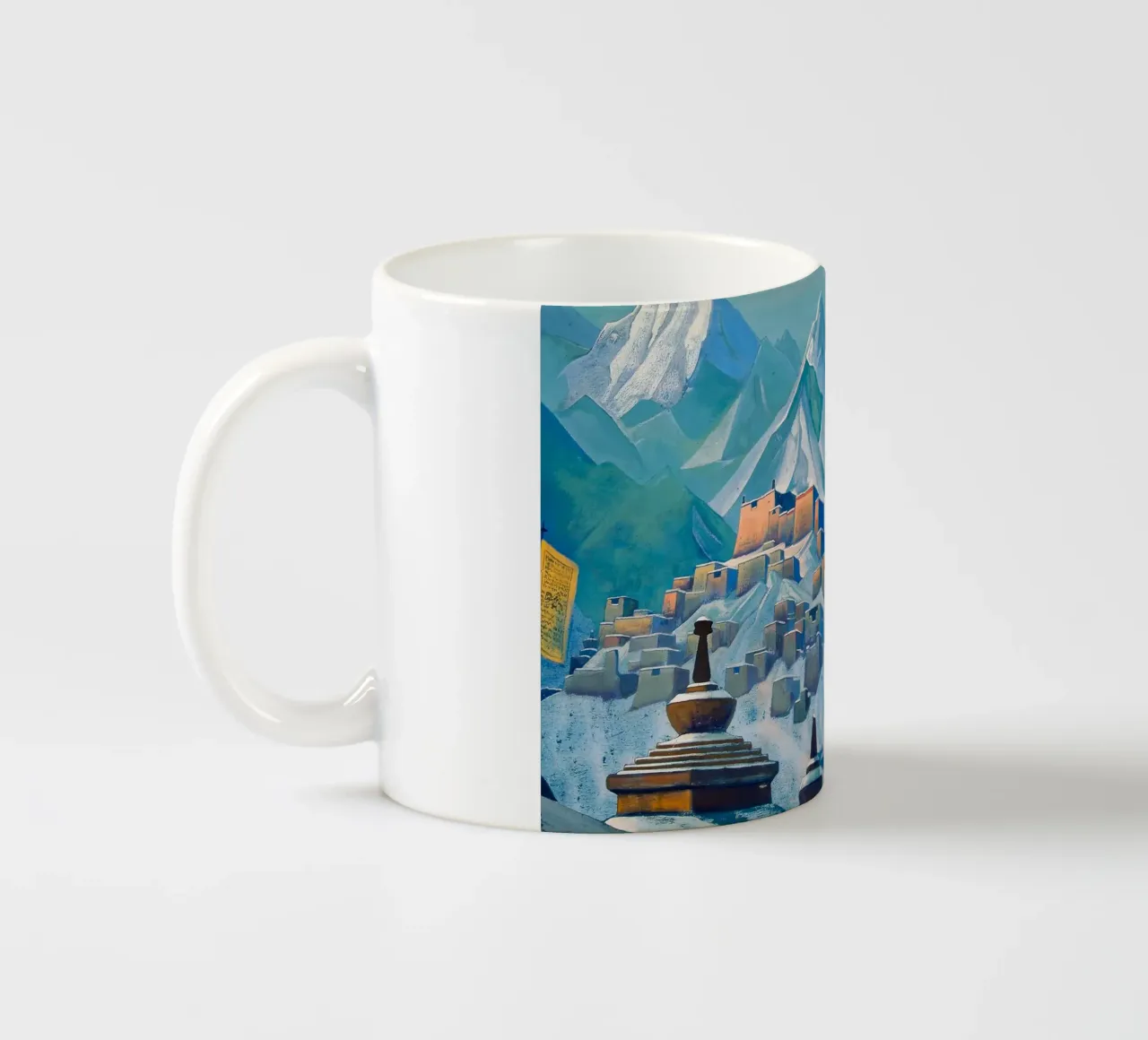 Nicholas Roerich - Tibet Himalaya tazza in ceramica da Timeless Artworks