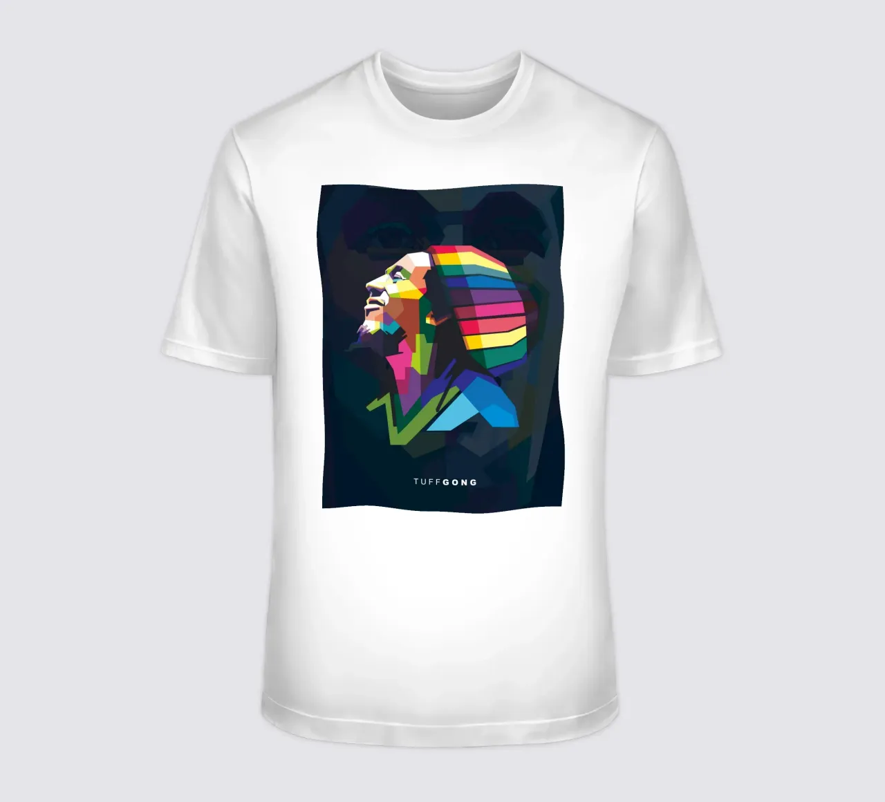 Tuff Gong Pop Art WPAP t-shirt da Alkahfsmart