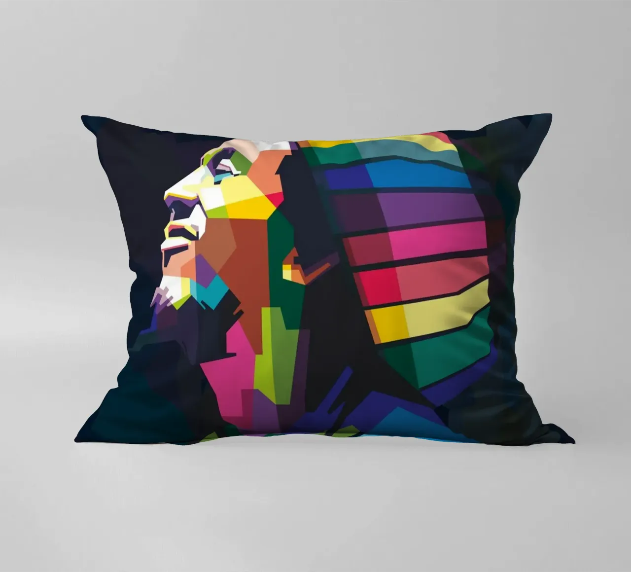 Tuff Gong Pop Art WPAP cuscino da Alkahfsmart
