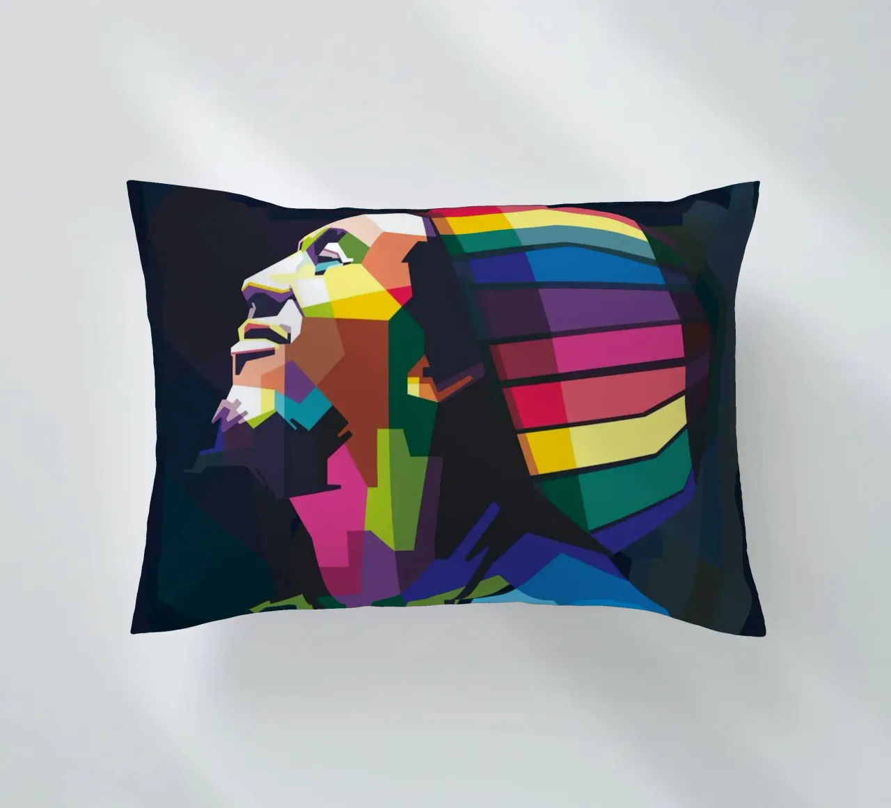 Tuff Gong Pop Art WPAP cuscino da Alkahfsmart