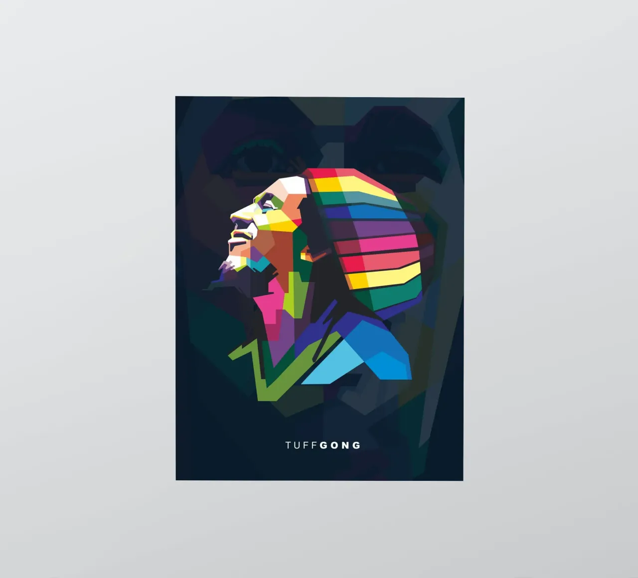 Tuff Gong Pop Art WPAP adesivo da Alkahfsmart