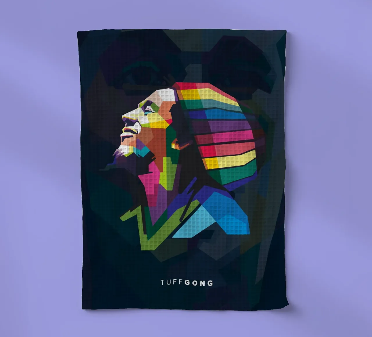 Tuff Gong Pop Art WPAP canovaccio da cucina da Alkahfsmart