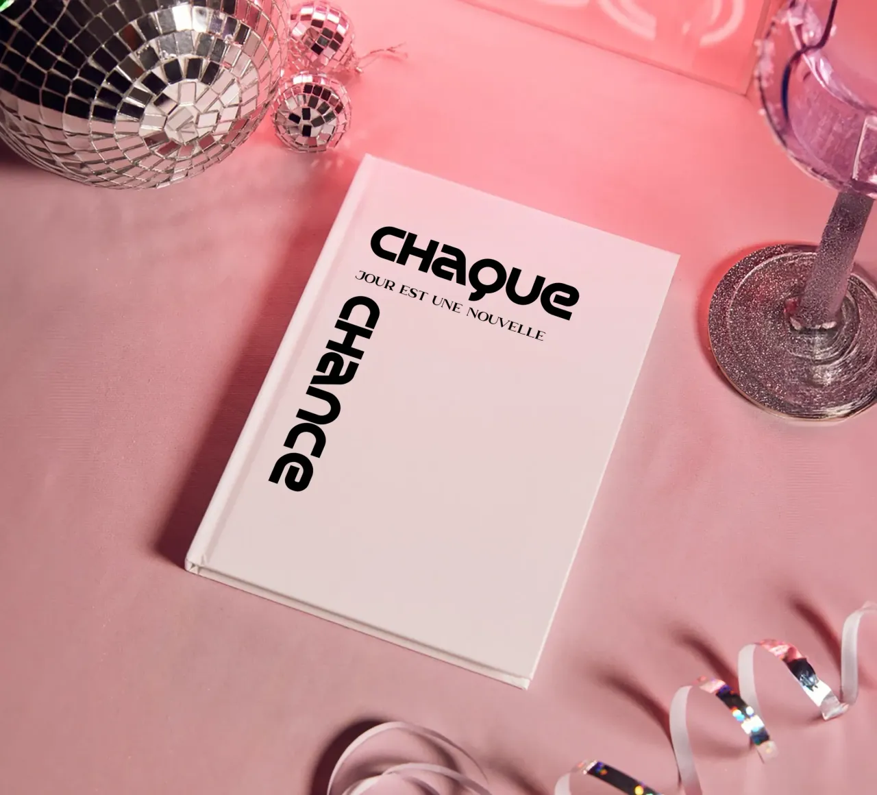 Every Day Is a New Chance notebook by YV TYPOGRAPHY