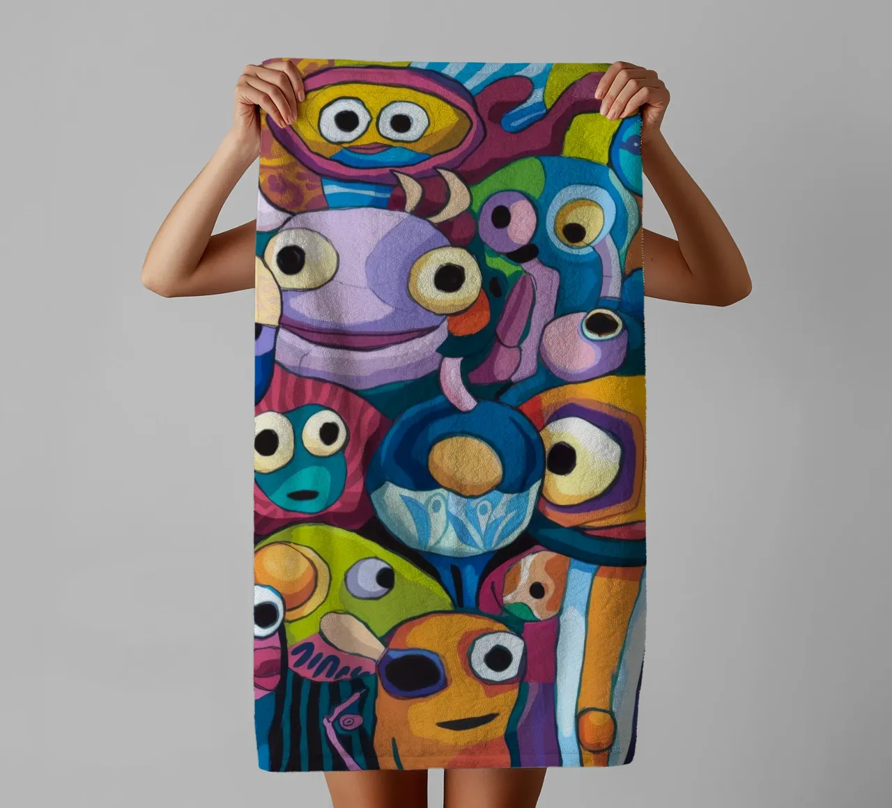 Creature colorate asciugamano da bagno da Monarco Virtuoso