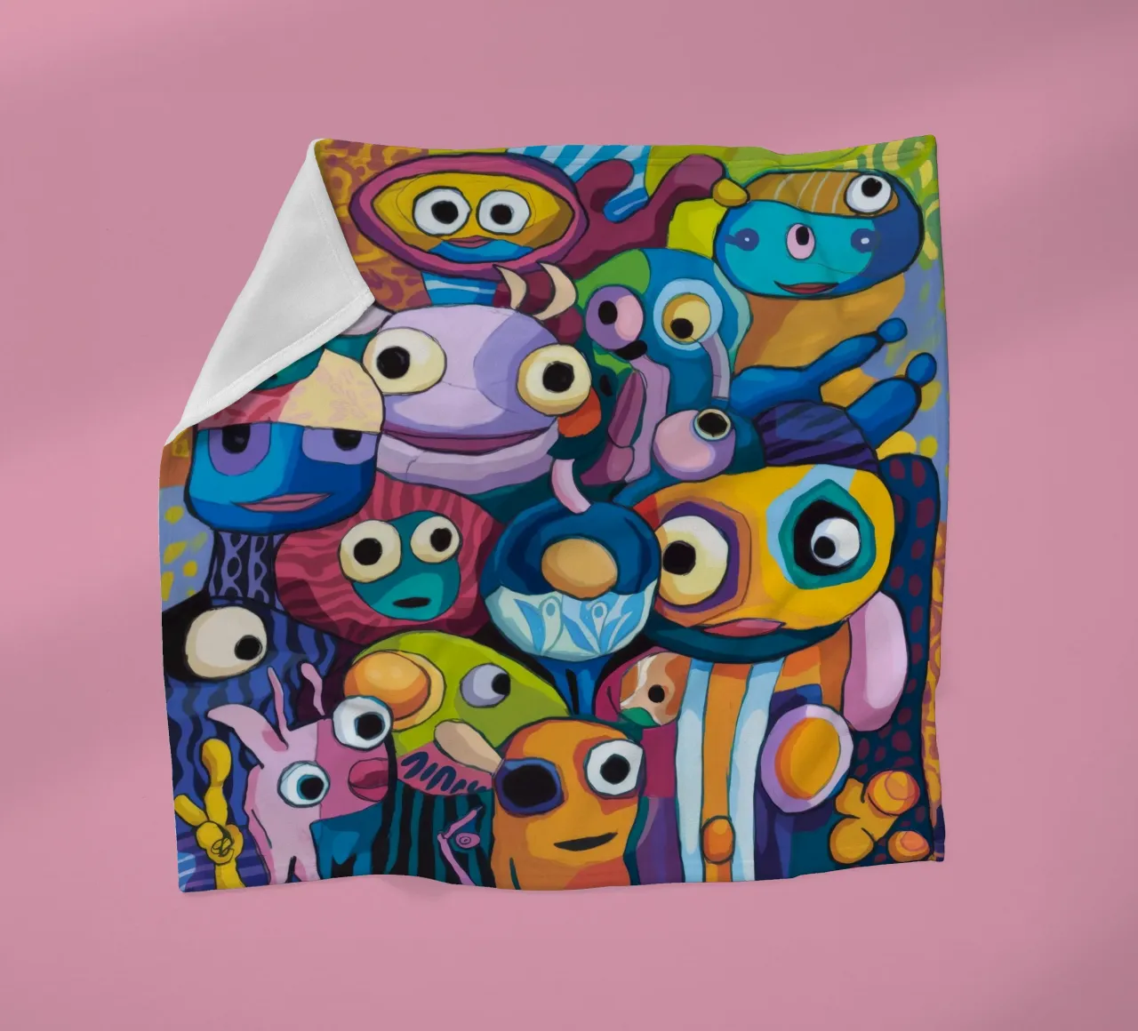 Creature colorate coperta in pile da Monarco Virtuoso