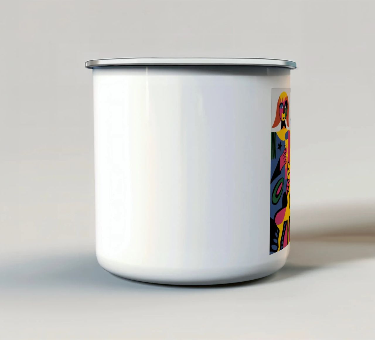 Raduno surreale tazza in smalto da Monarco Virtuoso