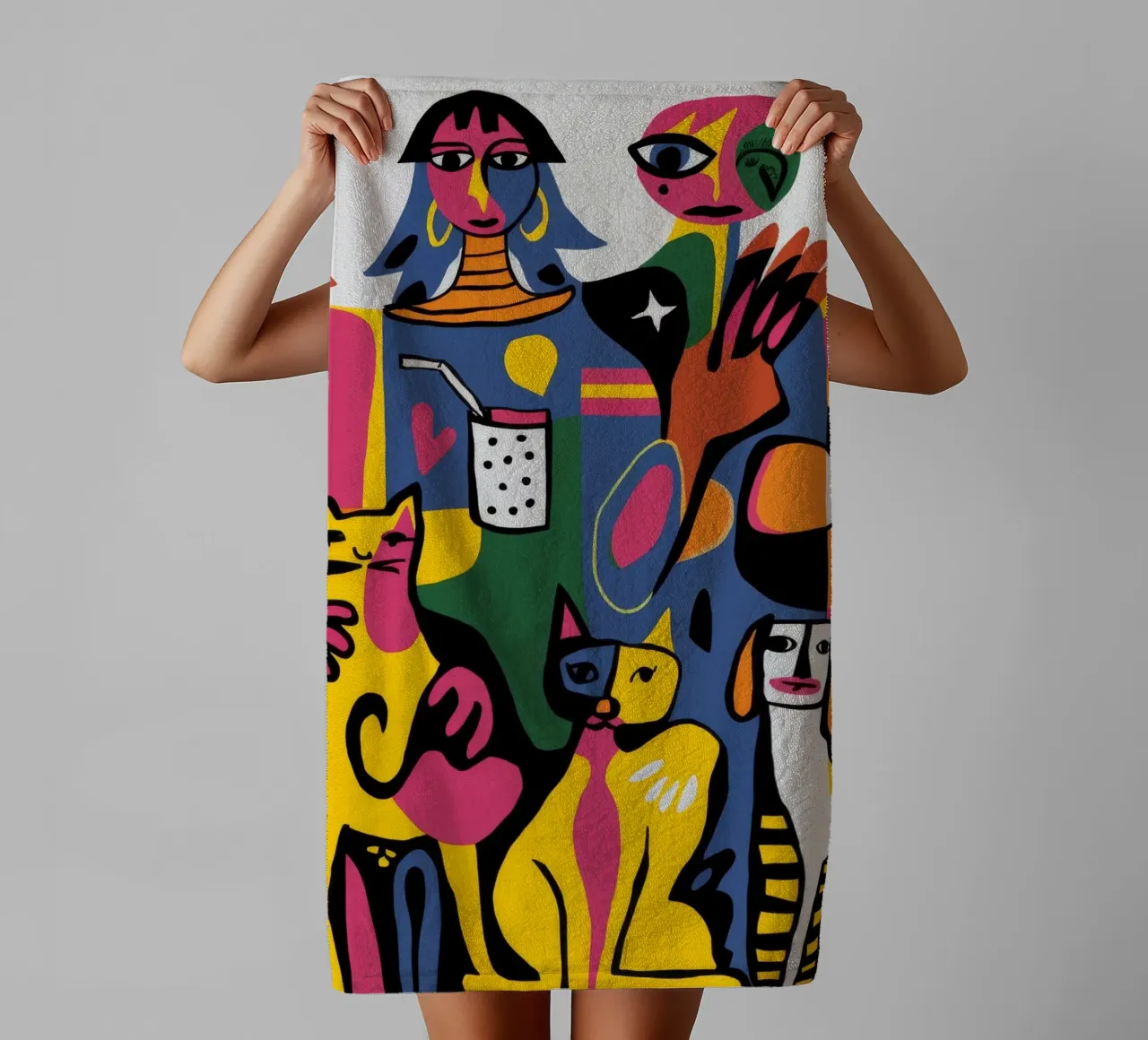 Surreal Gathering towel by Monarco Virtuoso
