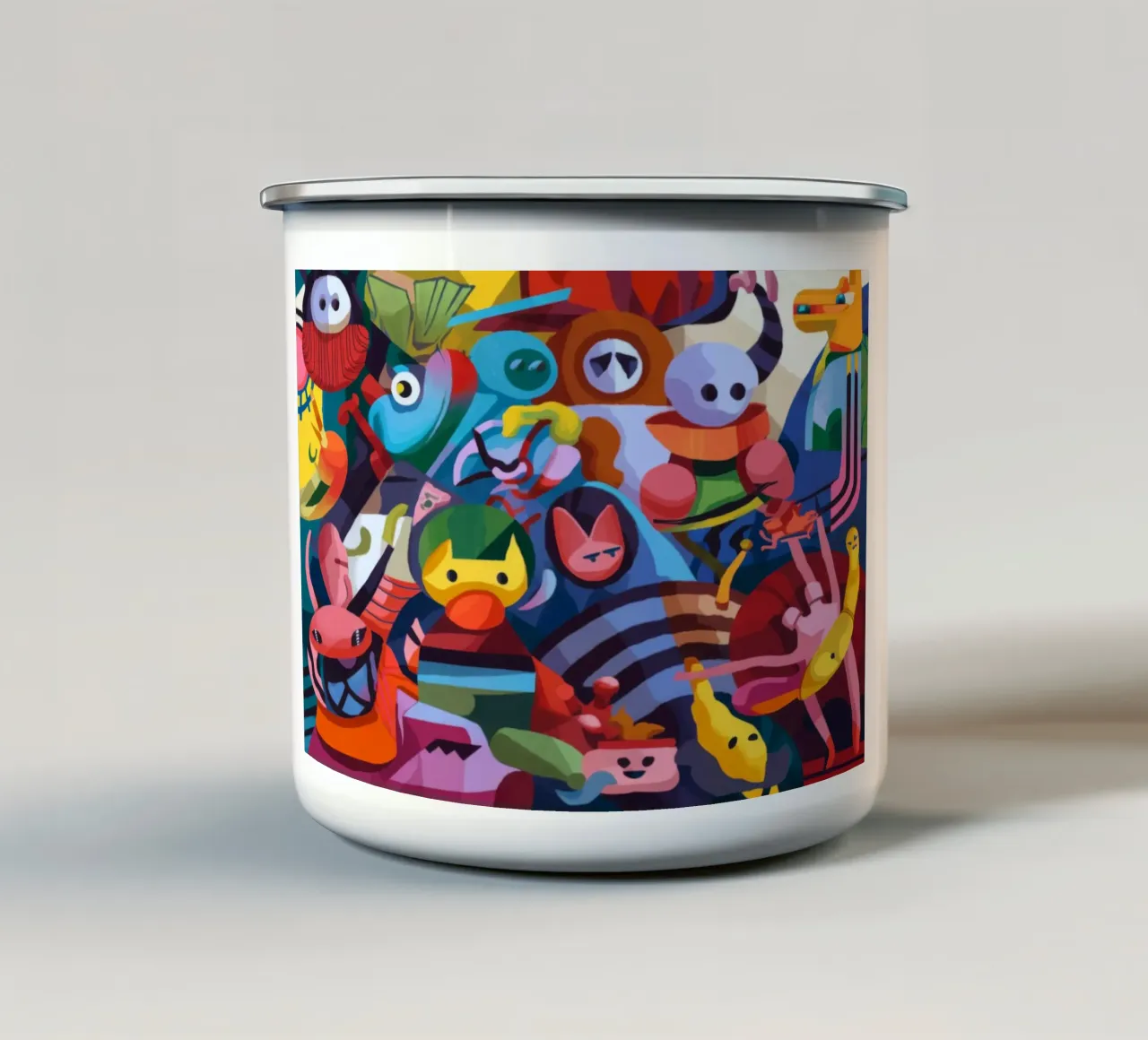 Ensemble giocoso tazza in smalto da Monarco Virtuoso