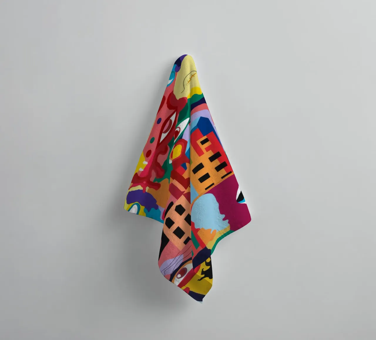 Urban Abstraction towel by Monarco Virtuoso
