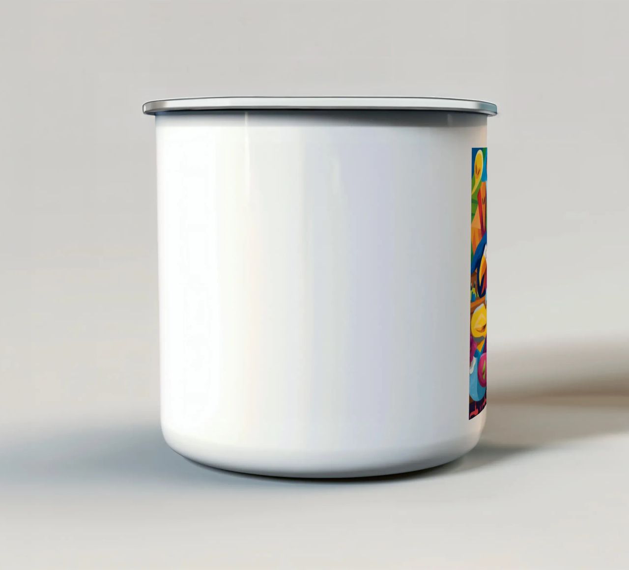 Sinfonia aviaria tazza in smalto da Monarco Virtuoso