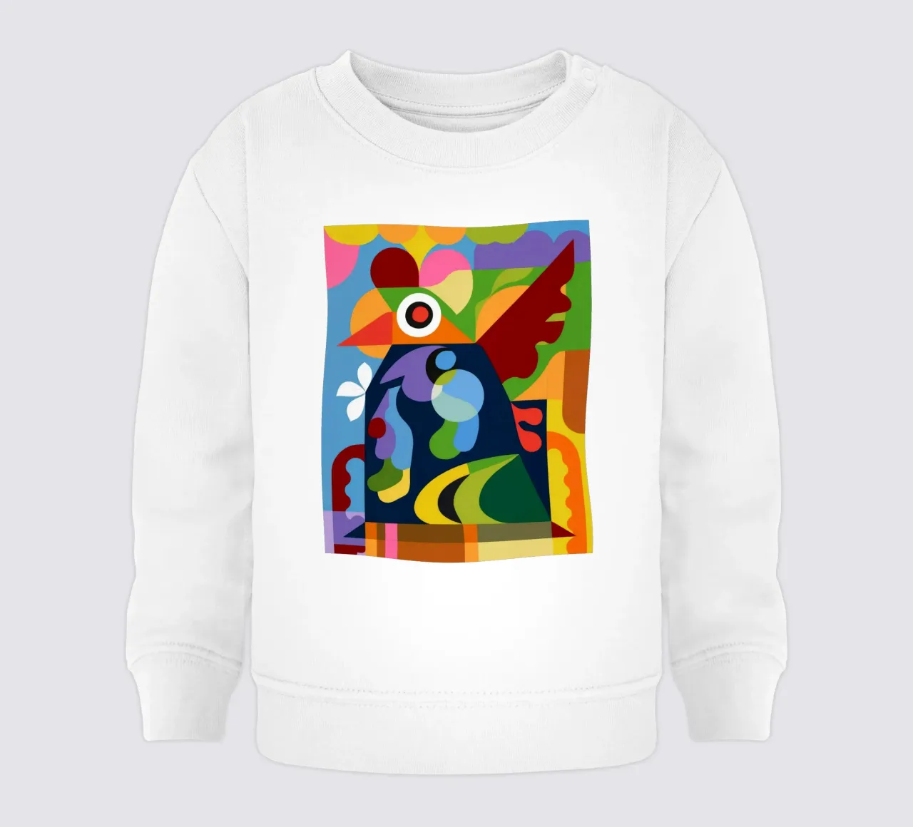 Uccello colorato felpa neonato da Monarco Virtuoso