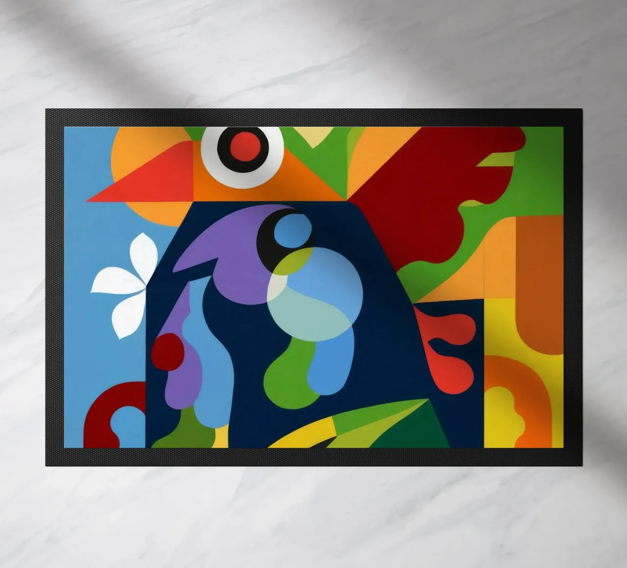 Uccello colorato zerbino da Monarco Virtuoso