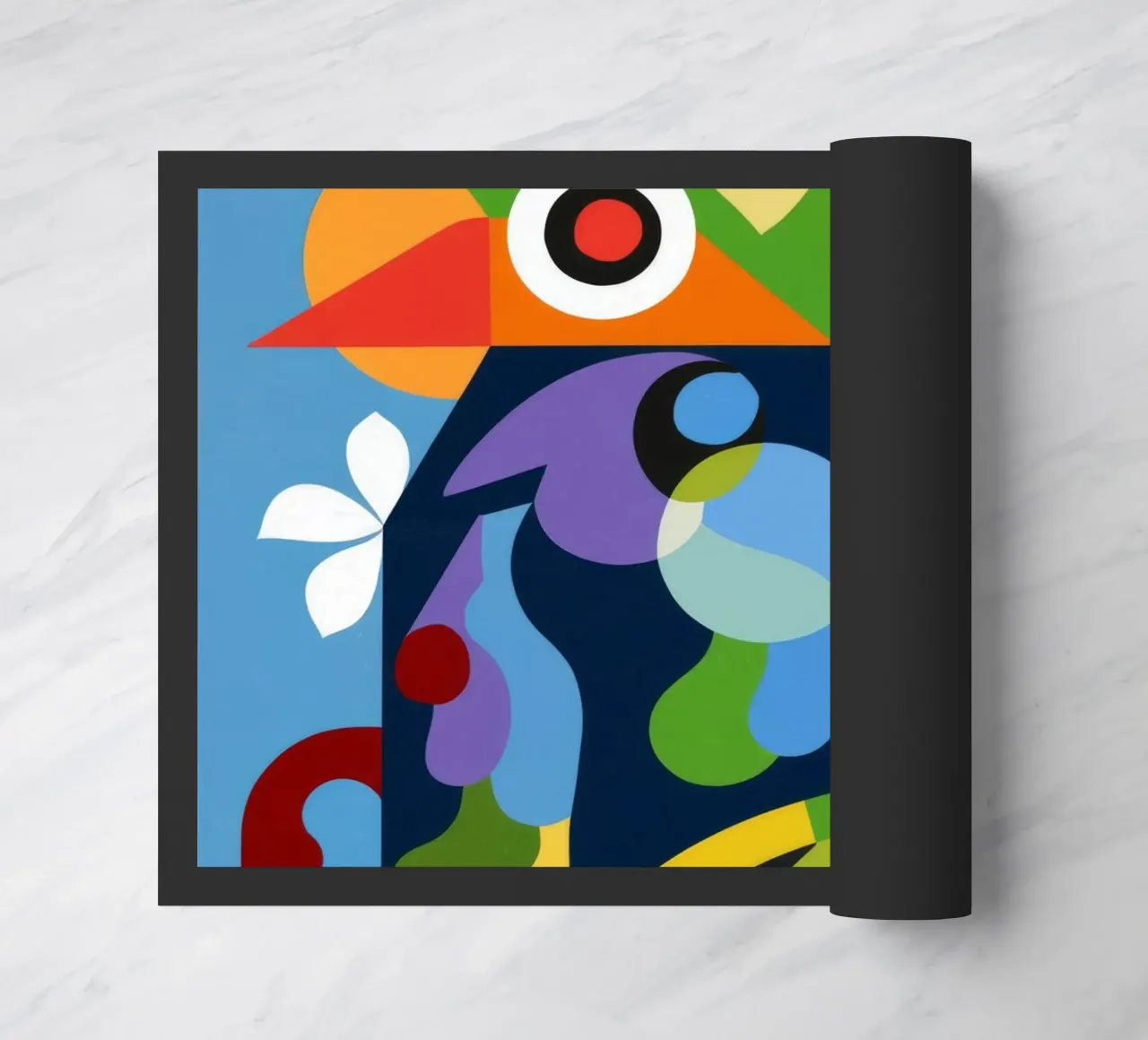 Uccello colorato zerbino da Monarco Virtuoso