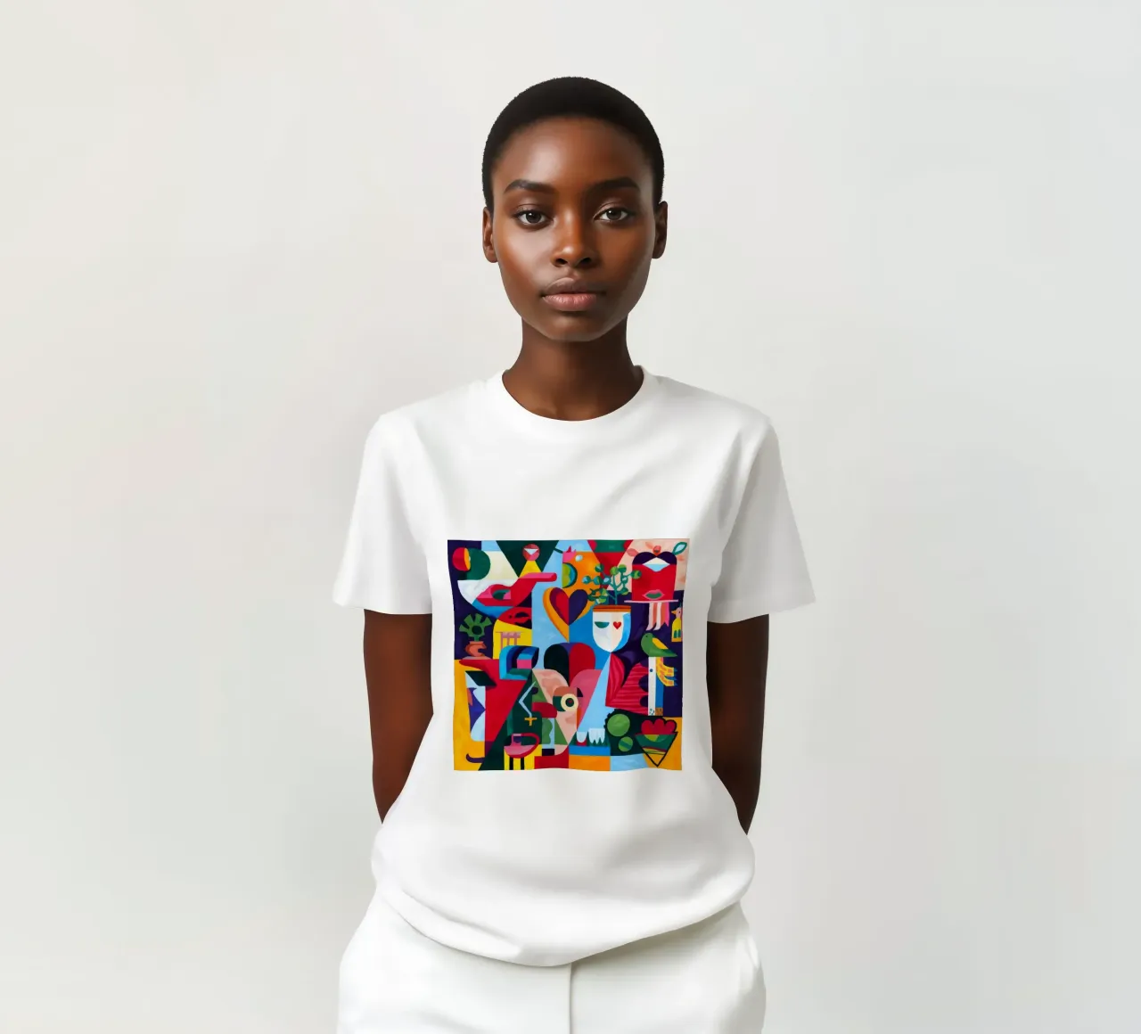 Armonia geometrica grezza t-shirt da Monarco Virtuoso