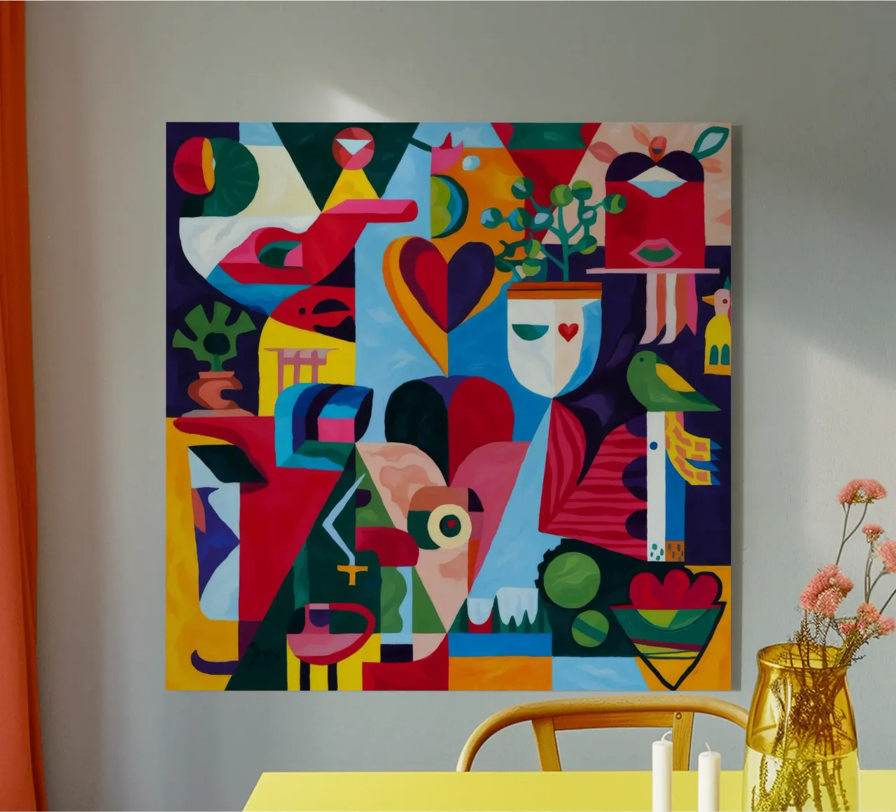 Armonia geometrica grezza plexiglass da Monarco Virtuoso