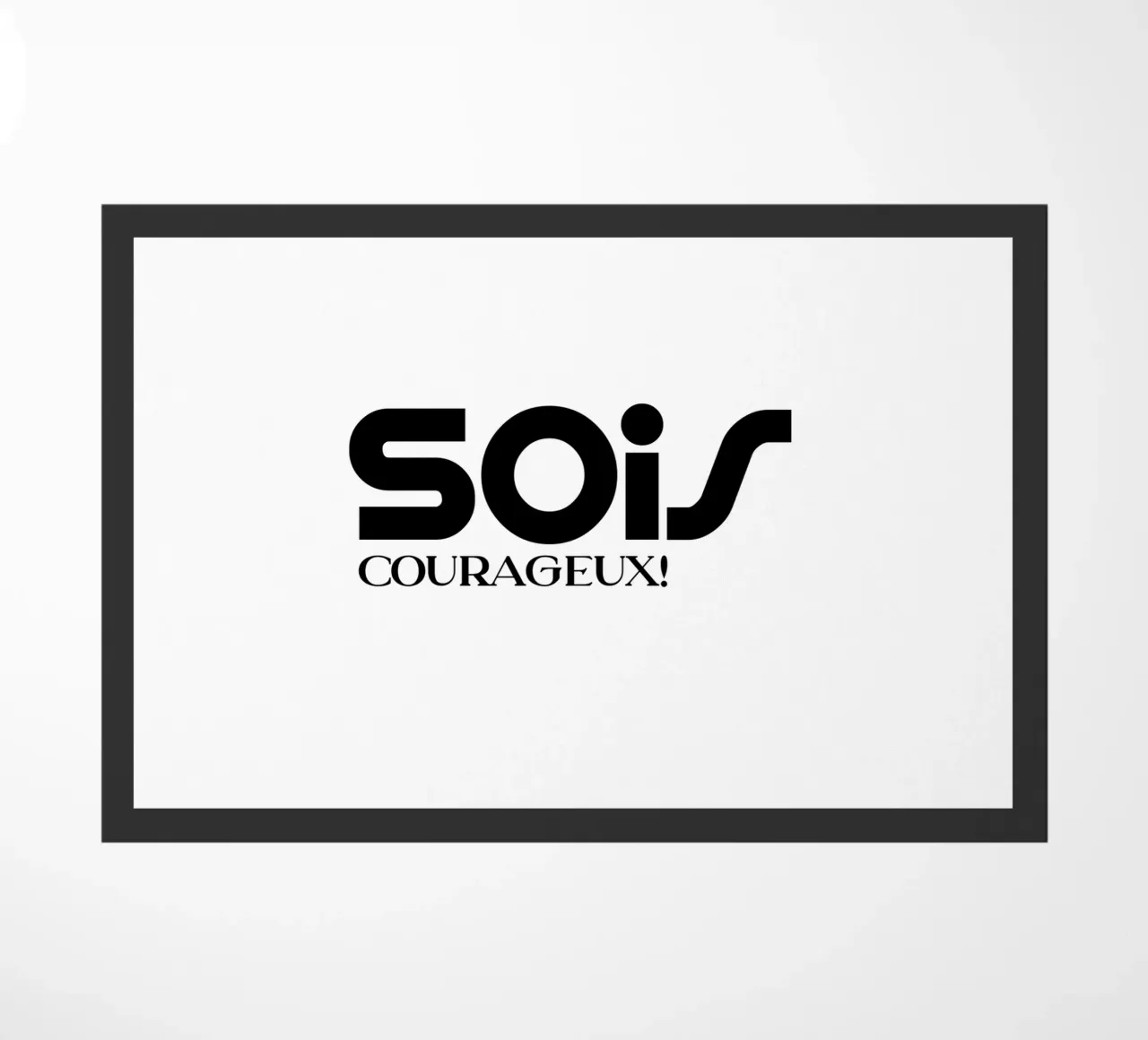 Sois Courageux Tipografia semplice e minimalista zerbino da YV TYPOGRAPHY