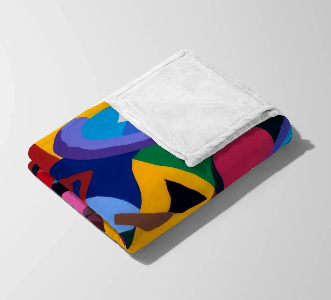 Abstract Forms fleece blanket by Monarco Virtuoso