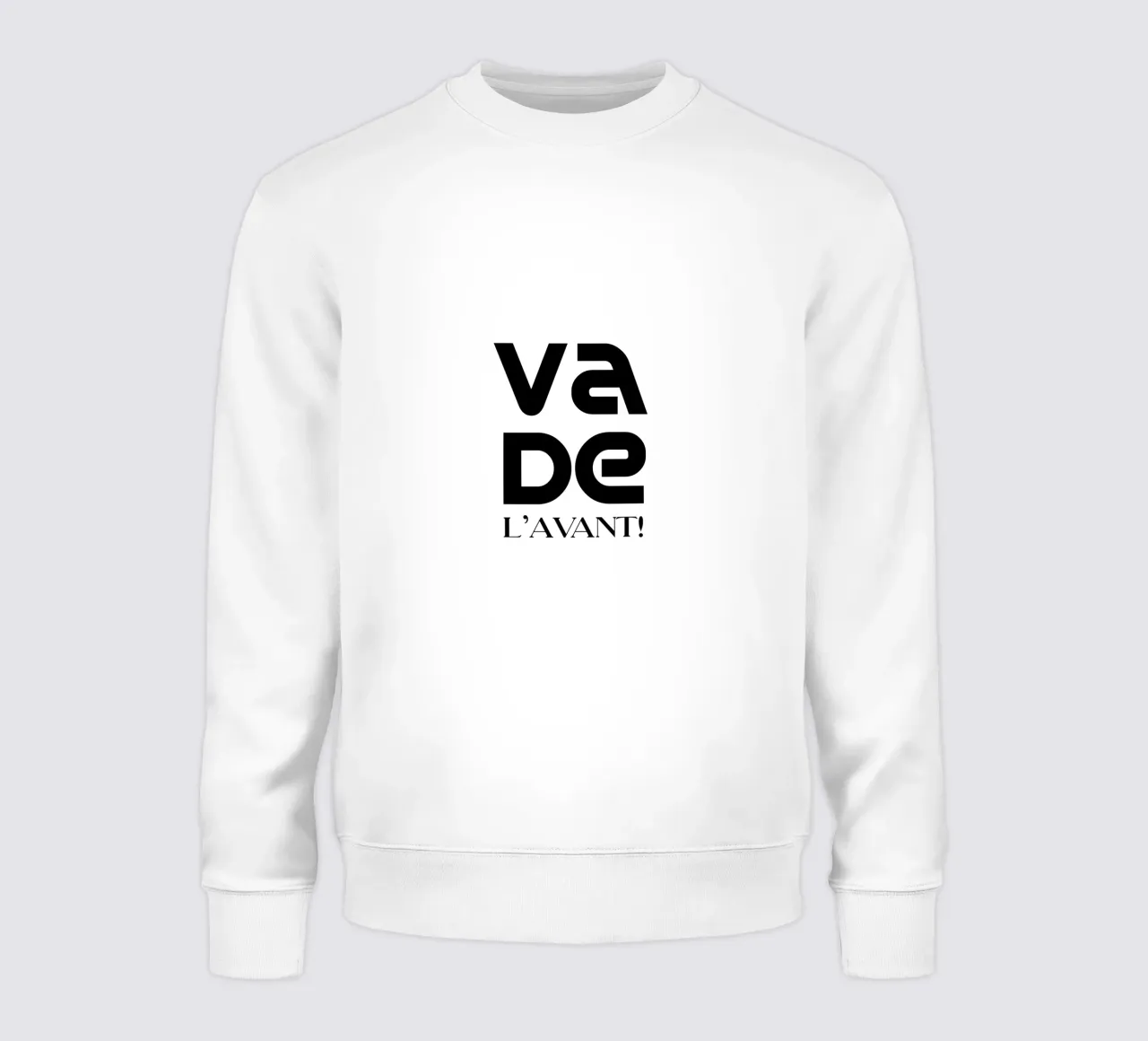 Va De L'avant Tipografia semplice e minimalista felpa da YV TYPOGRAPHY