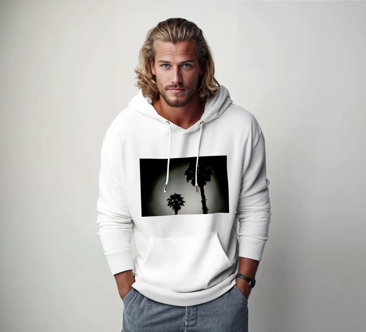 Why are palm trees so damn happy? Hoodie von Tal Paz-Fridman