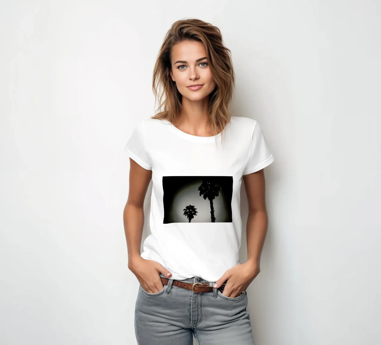 Why are palm trees so damn happy? t-shirt da donna da Tal Paz-Fridman
