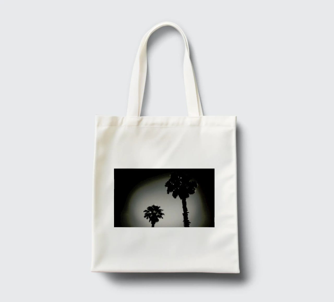 Why are palm trees so damn happy? borsa in juta da Tal Paz-Fridman