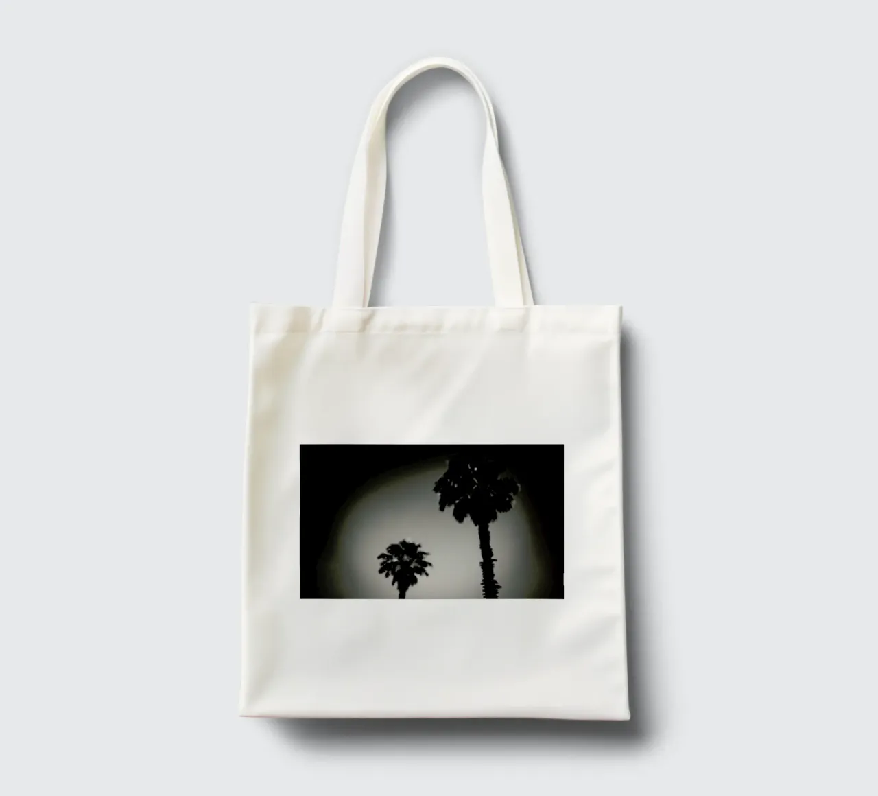Why are palm trees so damn happy? borsa in juta da Tal Paz-Fridman