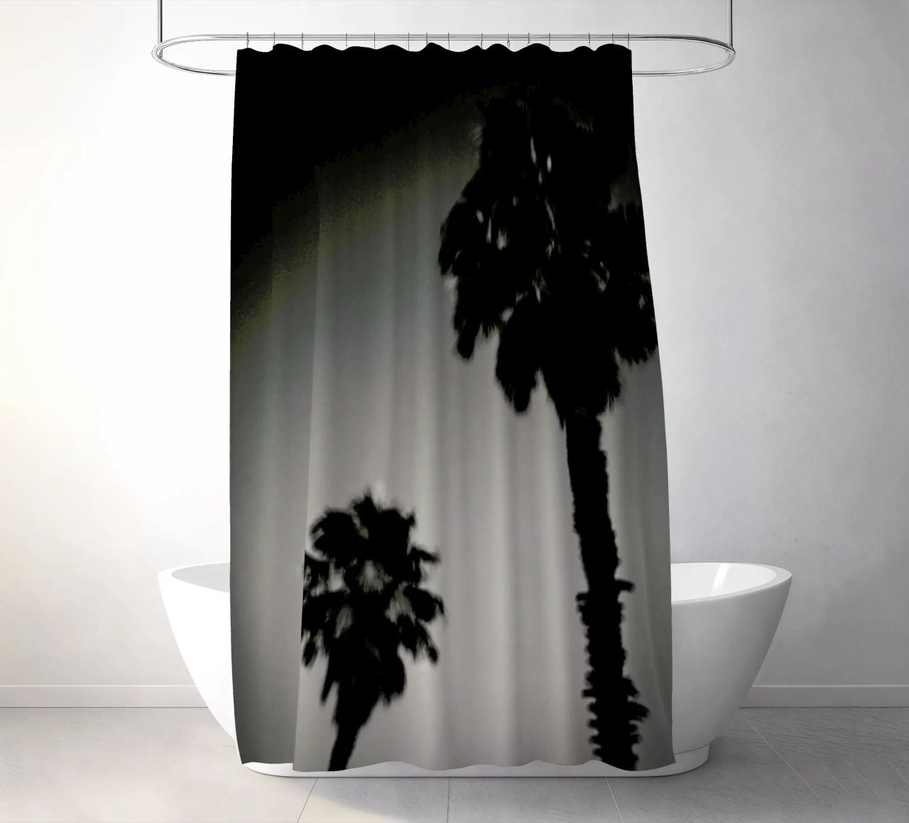 Why are palm trees so damn happy? tenda da doccia da Tal Paz-Fridman