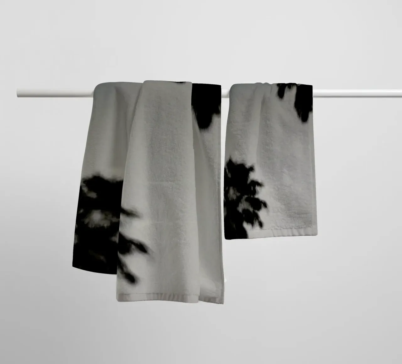Why are palm trees so damn happy? towel by Tal Paz-Fridman