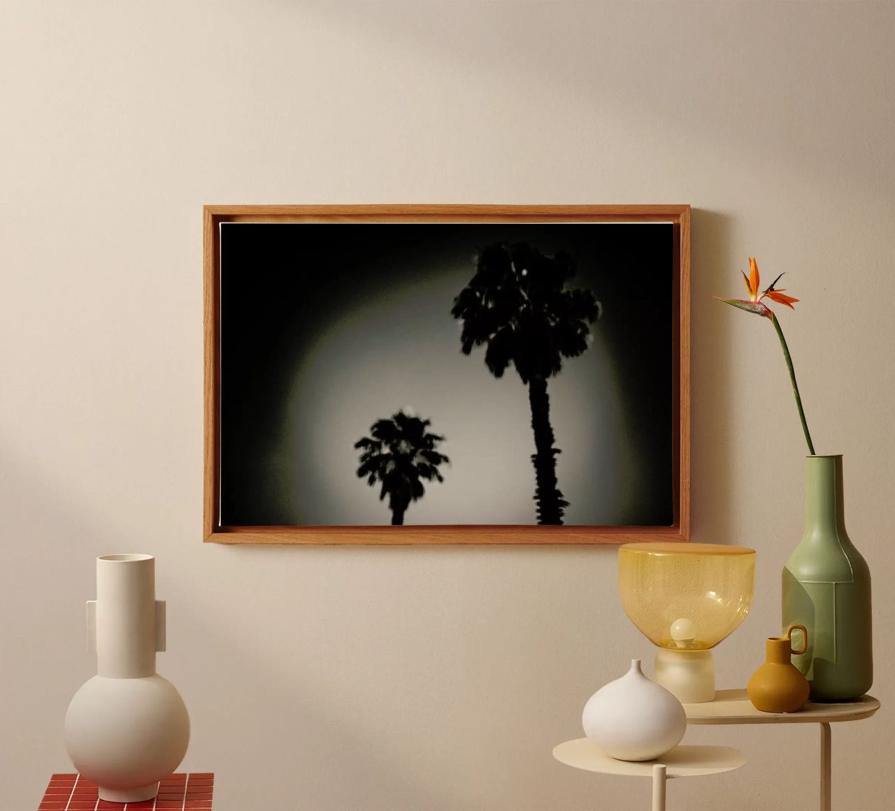 Why are palm trees so damn happy? tela da Tal Paz-Fridman