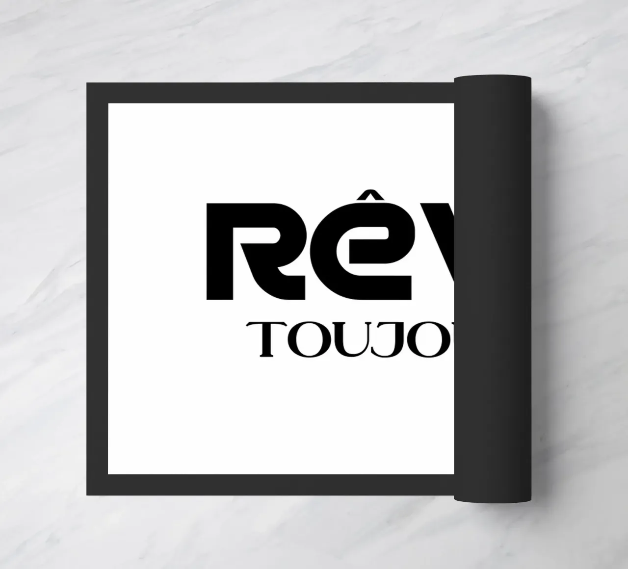 Reve Toujours Semplice Tipografia minimalista zerbino da YV TYPOGRAPHY