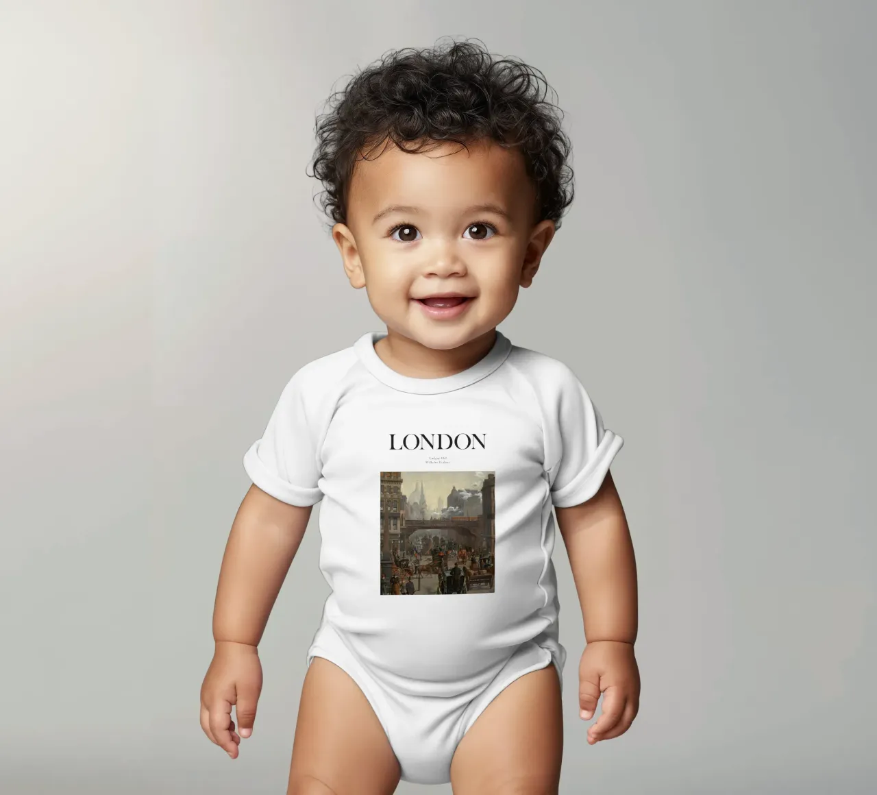 Londra, Inghilterra body neonato maniche corte da Vintagrafica