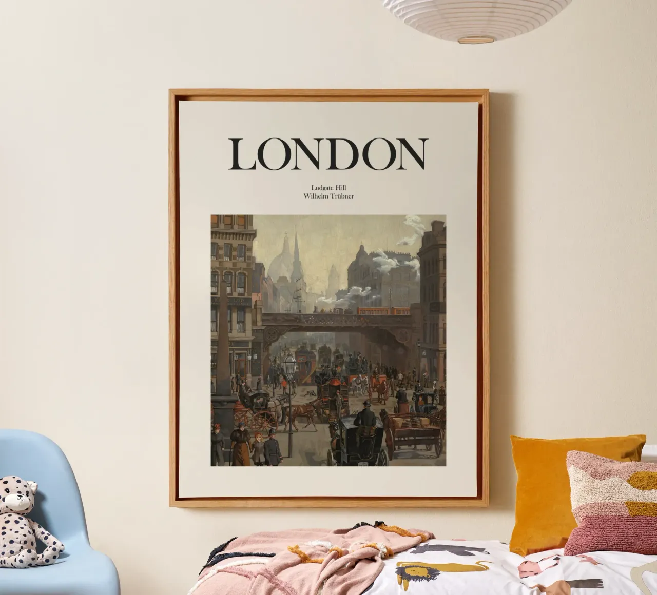 Londra, Inghilterra tela con Cornice a cassetta da Vintagrafica